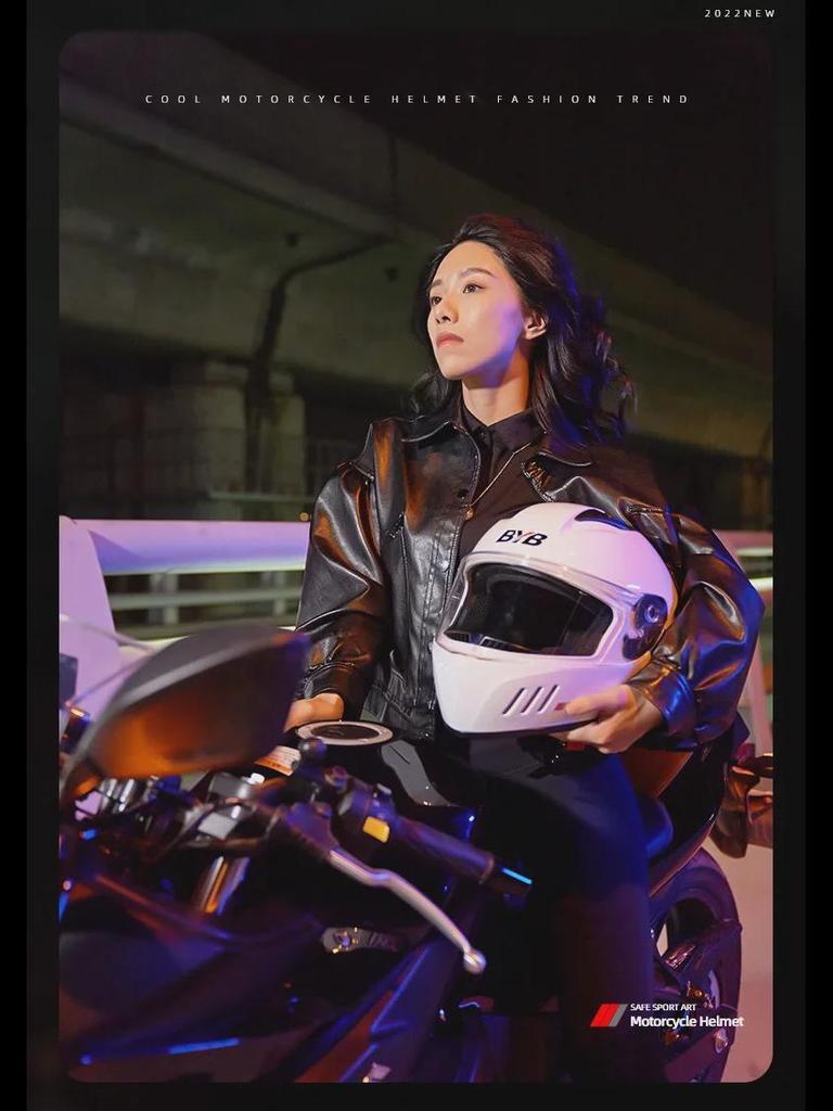 168 Dual Lens Electric Motorcycle Full Helmet