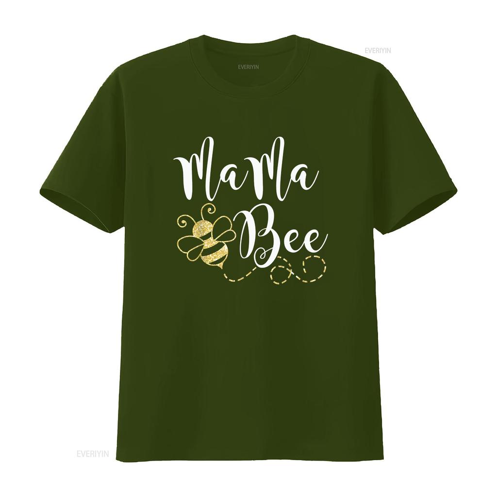 Birthday Bee Family Mama Mom Mothers for Women T shirt vintage Washed Unisex Comfortable Versatile graphic Casual Stylish