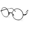[Repeat] Sunglasses, Eyeglasses, Fashion Glasses, Glasses for Men and Women, Unisex, Classic Round Glasses, BlackClear, Free