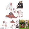 Realistic Gorilla Nature Scene Pvc Statue For Kids Educational Play
