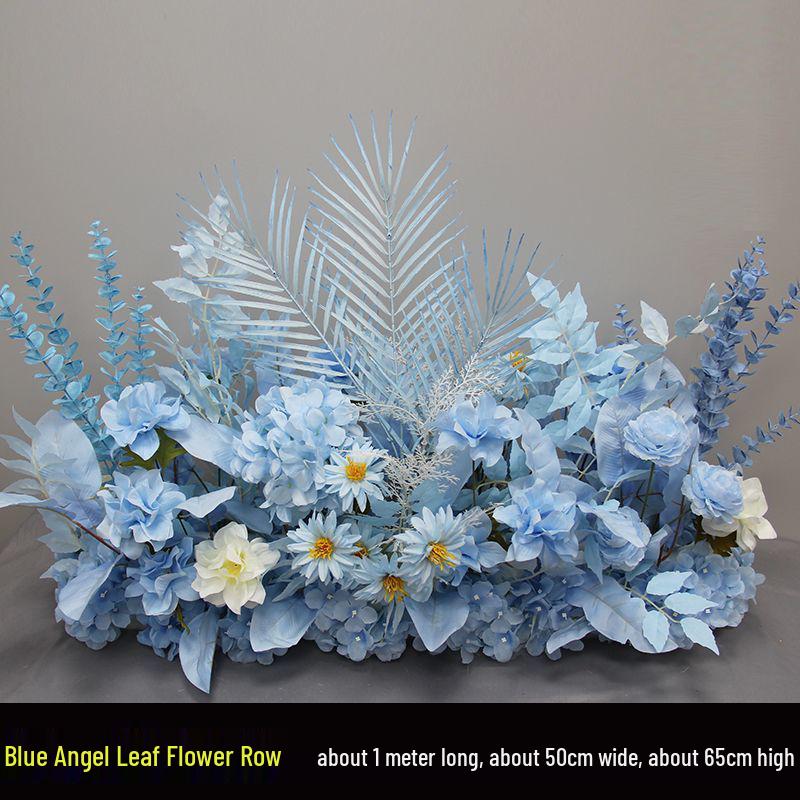 Artificial Wedding Aisle Flower Row: Table & Stage Decoration Simulation Flowers