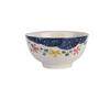 5inch Japanese Style Ceramic Rice Bowl Cereal Soup Dessert Snack Bowl Kitchen Salad Serving Bowl Tableware Microwave Safe 1pcs