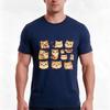 Chibi Cat Tshirt Summer Casual Cotton Tee Oversized Streetwear Tops Vintage Graphic Print Loose Fit Short Sleeve