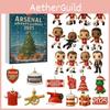 Arsenal Liverpool Fußball Acryl Weihnachten Überraschungsbox Baumschmuck Mit Zeichentrickfiguren Für Feiertagsdeko