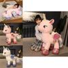 Charming Rainbow Unicorn Plush Toy For Kids Soft And Cute Stuffed Doll Gift