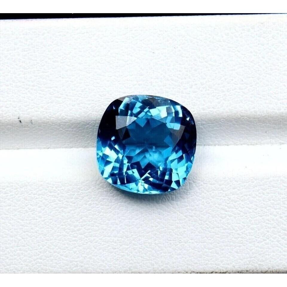 Natural Santa Maria Blue Aquamarine 14.85 Ct Cushion Cut Stunning Gemstone