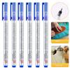 6Pcs/Set Large capacity Heat Erasable Magic Marker Pen Temperature Disappearing Fabric Pens Line Marking DIY Sewing Accessories