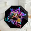 1pc Kpop Outdoor Automatic Umbrella Sturdy 8 Rib Shaft Lightweight for Outdoor Daily Use Fashion Lovers Spiritual Gift