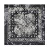 Trifong Paisley Bandana Black Tie-Dye Cotton 100% Adults 55cm X 55cm Black