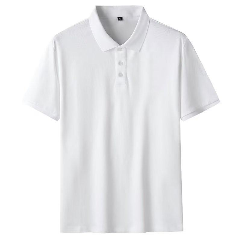 Men's Quick-Dry Ice Silk Stretch Polo T-Shirt