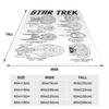 Stars Treks Ships Of The Past Schematics Fleece Throw Blanket Blanket for Home Couch Soft Bedroom Quilt