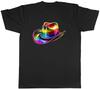 Cowboy Rainbow Hat Unisexs TShirt Wild West LGBTQ Gay Pride Tee Gift