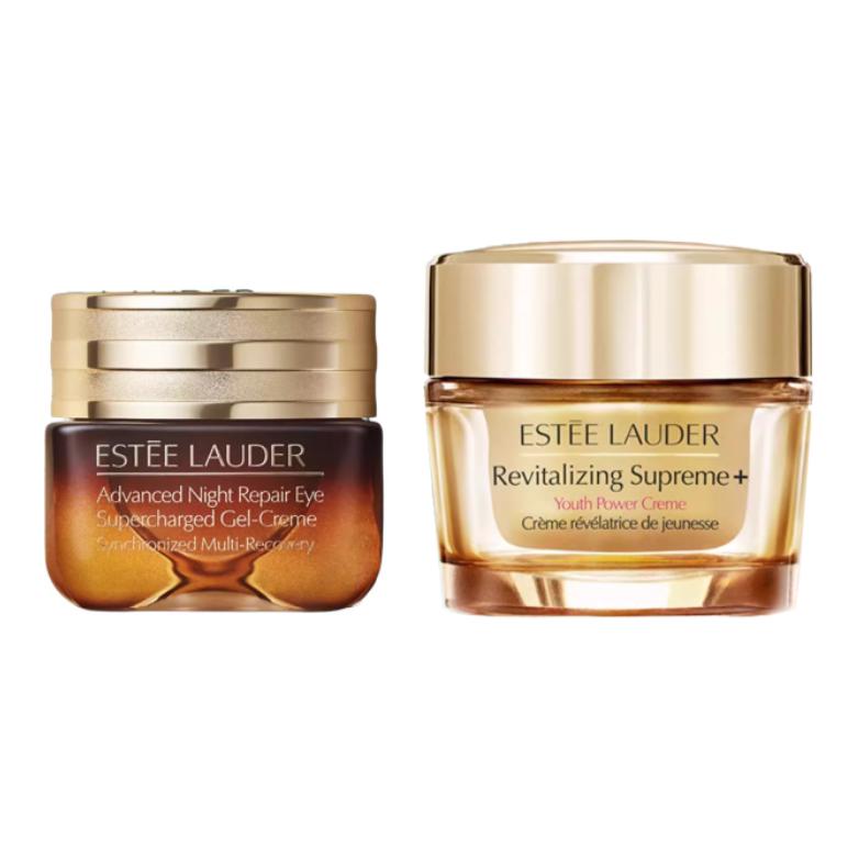 ESTEE LAUDER Small Brown Bottle Eye Cream+Collagen Cream Skincare Sets Tightening Hydrating Repairing 15ml+50ml Gentle