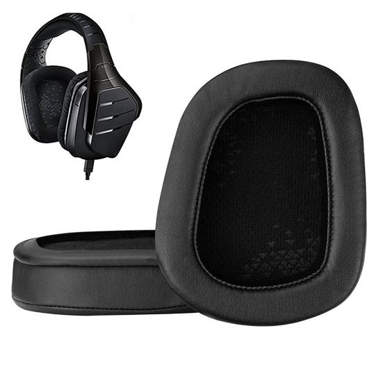 1 Pair Ear Pad Soft Breathable Headphone Earmuff Replacement Accessories for Logitech G633 G933