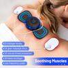 Neck Massager Mini Portable EMS Electric Cervical Massage Patch Pulse Body Muscle Stimulator Pads Relieve Fatigue Relax Tool