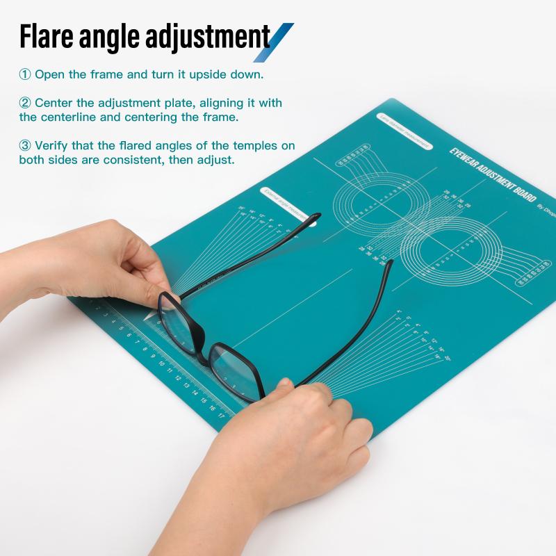 Glasses Frame Adjustment Lens Diameter Measurement Plate Accessory Glasses Progressive Lens Repair Tool