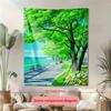 Anime Shimen Road Digital Printing Polyester Wall Tapestry Suitable For Use In Living Rooms Bedrooms Offices Bars And Party