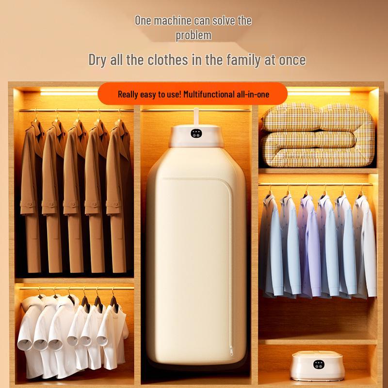 Folding Portable Smart Clothes Dryer for Home, Dormitory, and Travel
