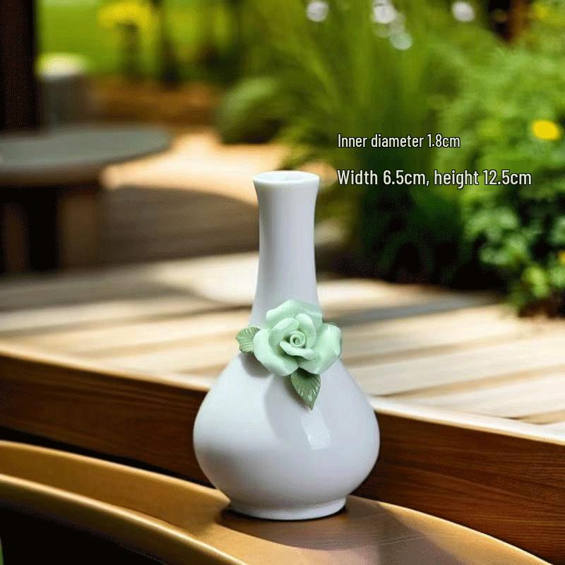 Hand-Pinched Ceramic Vase: Travel Souvenir & Home/Office Decor
