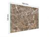 PLACA PROTECTORA DE CRISTAL PARA COCINA 70x52 MÁRMOL