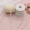 Double-Strand Half-Face Imitation Pearl Bead Chain for DIY Necklace and Curtain Decoration
