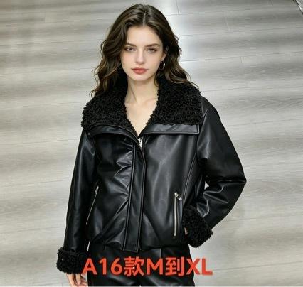 Winter down cotton-padded clothes for women's new large lapel collar short thickened pie to overcome cotton-padded clothes and cotton-padded jackets