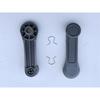 Window Crank Handle of Gray Compatible with Isuzu Isuzu CAMMANDO NPR115 NKR85,GMC, NHR NPR HICOM Replaces