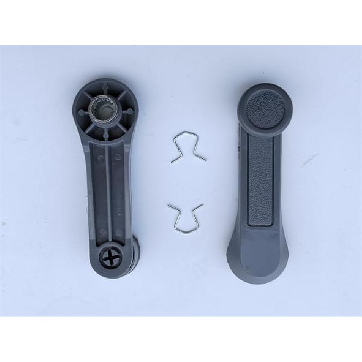 Window Crank Handle of Gray Compatible with Isuzu Isuzu CAMMANDO NPR115 NKR85,GMC, NHR NPR HICOM Replaces
