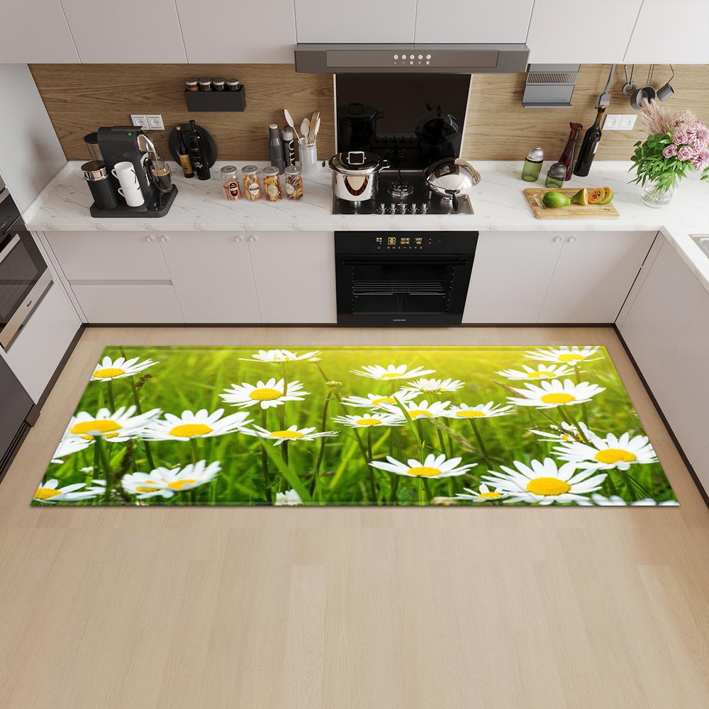 Kitchen Mat Entrance Door Mat Living Room Bedroom Long Carpet Home Corridor Bathroom Non-slip Floor Carpet