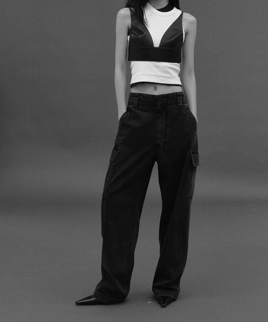 Sunjin Utility Easy Leg Pants [Black]