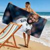 Asciugamano da Spiaggia con Stampa di Neymar, Asciugamano Grande Morbido ad Asciugatura Rapida per Spiaggia Campeggio Nuoto