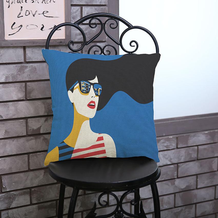 2022 Fashion Bella Black White Trendy Zebra Pattern Lady Decorative Pillows Cosmetics Beauty Care Shop Decoration Cushion Pillow