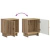 Nightstand Artisan Oak 43 x 34.5 x 50 cm Engineered Wood