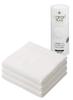 Carari Bath Towels Microfiber PLUS Times More Quickly Absorbs Water Through the Gaps In the Fluffy and 60 X Carari - White, 3-Pack, 3.3