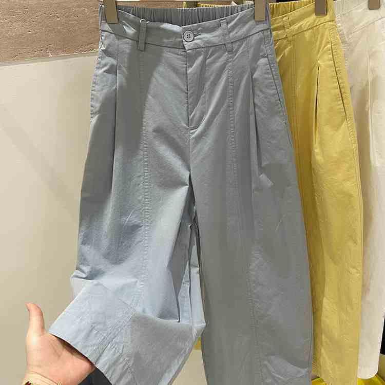 

Plus Size Korean Harem Pants for Women - Thin, Loose, Nine-Point Balloon Style, 2-300 Jin, Casual Fashion L (suggested for 55-62.5 kg)