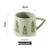 Nordic Retro Ceramic Christmas Mug - Office & Breakfast Coffee Cup