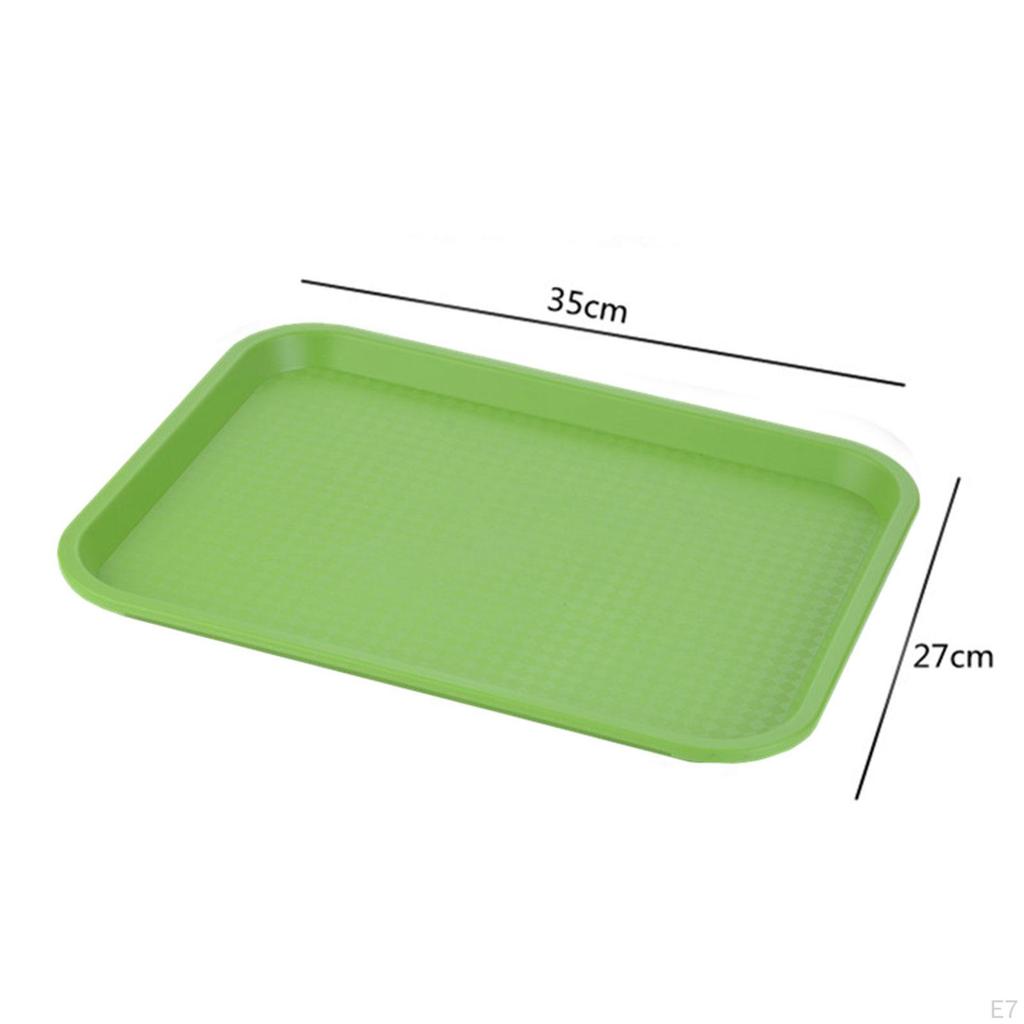 Serving Tray Platter Office Living Room Versatile Party Tea Rectangular Makeup