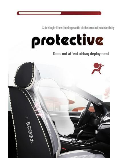Honda Car Seat Cushion: Fits Civic, Brio, Inspire, Accord, Type R, Vezel - All-Season, Full Coverage