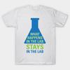 Asian Size Cotton Unisex Tshirt Print T-shirt Chemistry - What Happens In The Lab T-shirt No-Cut Print Regular Fit