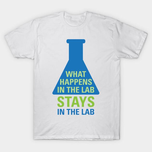 Asian Size Cotton Unisex Tshirt Print T-shirt Chemistry - What Happens In The Lab T-shirt No-Cut Print Regular Fit