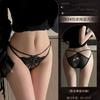 Sexy panties Sexy pure desire thin strap Spice girl French lace edge bow low waist seduction briefs