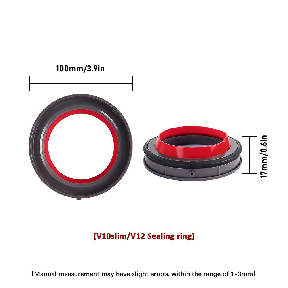 For Dyson V6 V7 V8 V11 V15 V10 V12Slim Vacuum Cleaner Dust Box Dust Bin Sealing Ring Base Lid HEPA Filter Motor Rear Cover Part