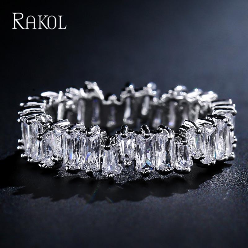 RAKOL Anello in Rame Colorato Moda Europea & Americana per Donne