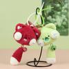 PP Cotton Plush Cat Keychain Long Tail Plush Cat Doll Pendant Cat Plush Keyring  Female Girls