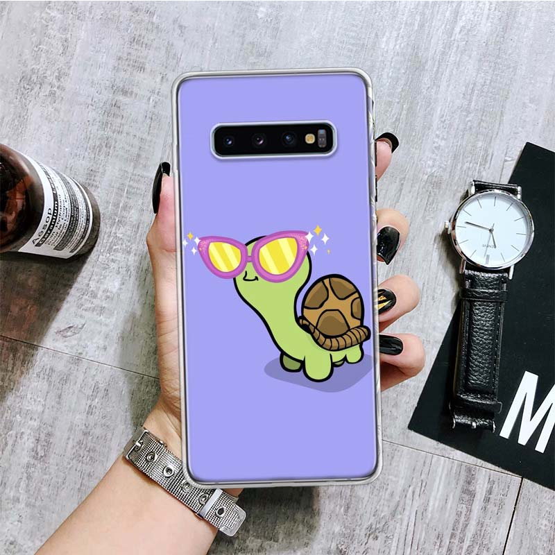 Cartoon Sea Turtle Tortoise Phone Case For Samsung Galaxy S26 S25 Edge S24 S23 FE S22 Ultra S21 Plus S20 + Fundas Cover Coque Ga