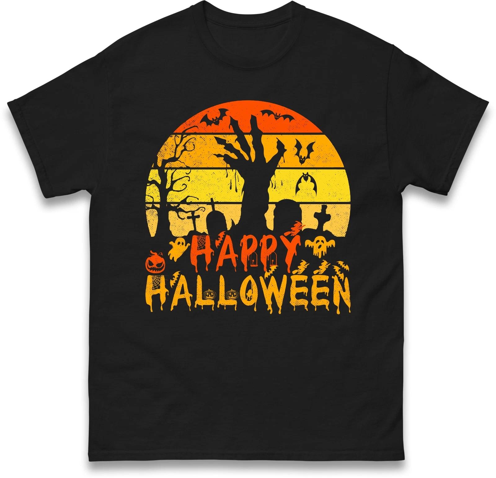 Happy Halloween Scary Design T Shirt,Halloween Horror Character night Party,Gift XL