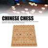 Aluminum Alloy Xiangqi Chinese Chess Set Portable Chinese Chess Set with Folding Board