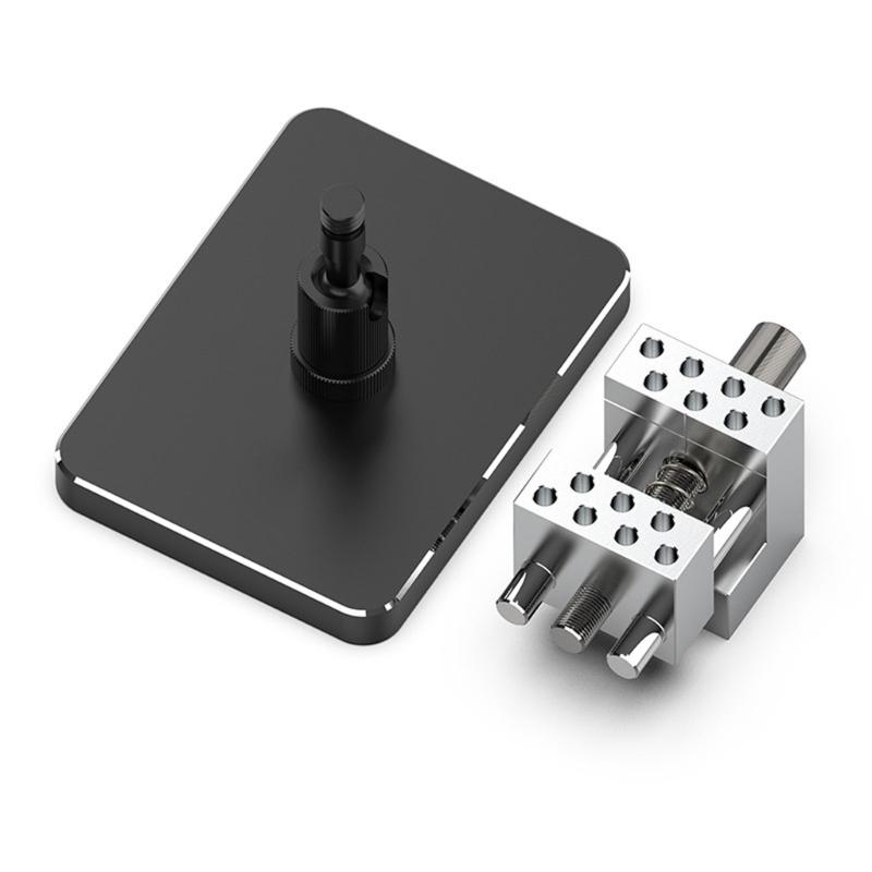 Hobbyist Workholding Clamp Tool with 360 Degree Positioning Flexibility and Antiscratch Jaw for Intricate Metalworking
