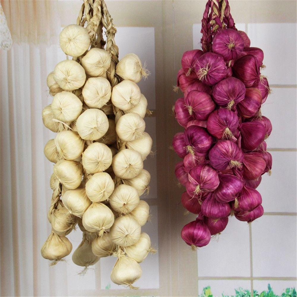 Hanging Party Decor Faux Food Home Decor Photography Props Simulation Vegetables Artificial Garlic Onion