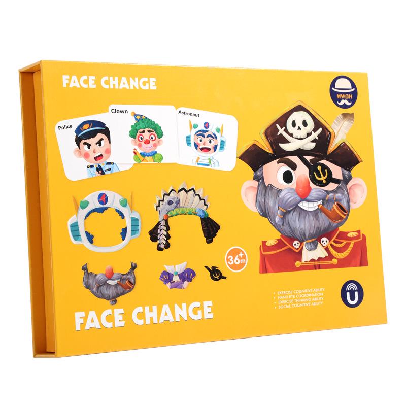 Creative Magnetic Puzzle Gift Box for Kids Ages 3-6: Dress-up and Early Learning Toy
